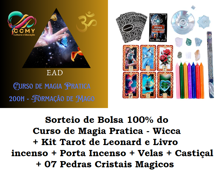 Sorteio Especial: Curso de Magia Prática Wicca + Tarot e Mágicos Prêmios!