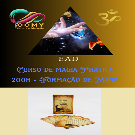 Kit Curso de Magia Pratica Wicca + Tarô das Bruxas